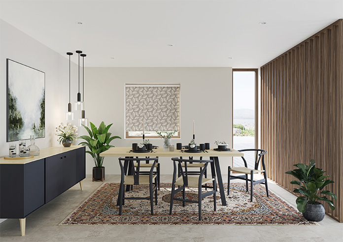 Banana Leaf, Mink Brown - Twist&Fit Roller Blind - Image 8